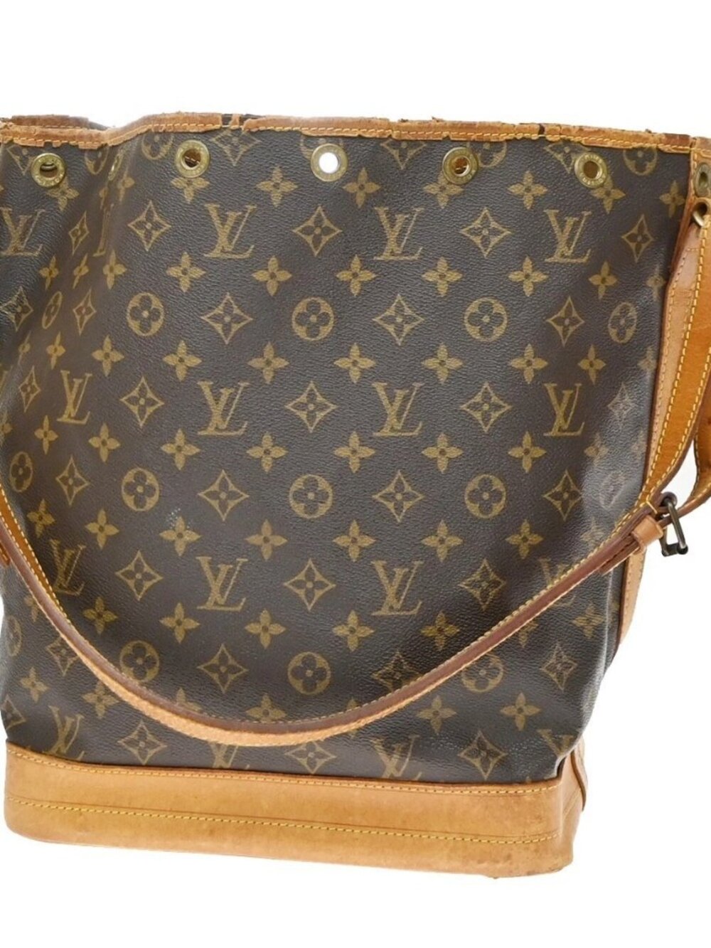 LOUIS VUITTON Noe GM Drawstring Shoulder Bag Monogram Leather BN M42224 35YJ389